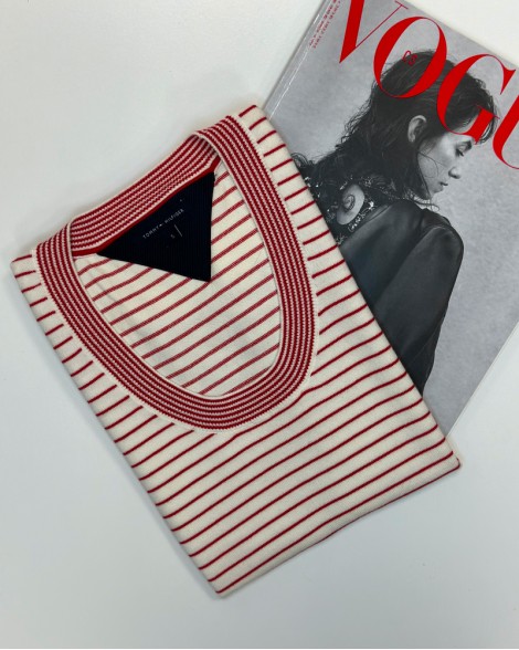 Vesta dámská Tommy Hilfiger proužkovaná